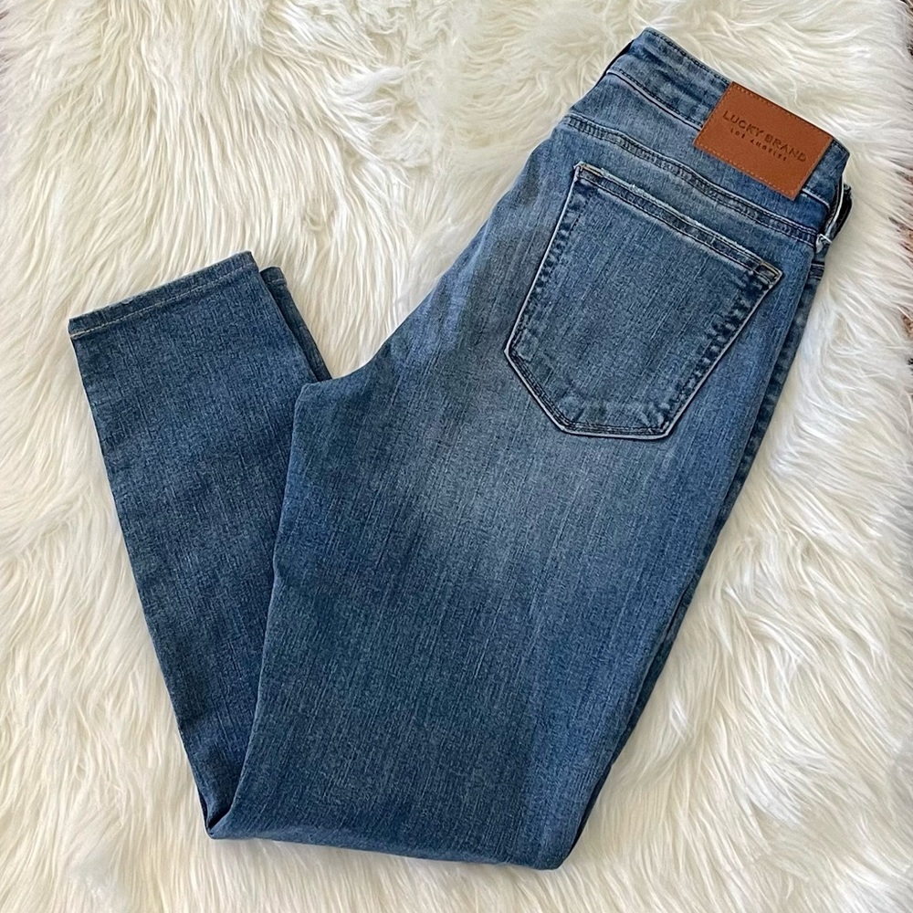 Womens Lucky Brand Low Rise Skinny Jeans